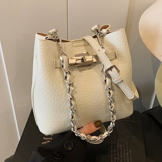 Bolso bandolera de hombro para mujer, de gran capacidad, versátil y a la moda, con cadena de celebridad, estilo nuevo 2025