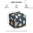 thumbnail image 3 of Picia Cartoon Animals Pattern Tissue Box Cover,PVC Leather Square Holder,Tissue Box Holder with Magnetic Bottom,Facial Paper Organizer Dispenser-5.2"X5.2"X5.2", 3 of 8
