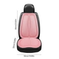 thumbnail image 3 of CxhicLuv Car Seat Cushion, Auto Seat Pad, 60x50x50cm Ventilated Gauze Sponge All-Season, Car Comfort Accessories Kit, Heat Dissipation & Support for Drivers, Commuters, Pink, 3 of 8