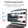 thumbnail image 3 of Jumper 15.6" Laptop, Intel Celeron 5205U, 4GB RAM, 128GB Storage, Windows 11 Home, 1-Year Office 365 Included, Silver, EZbook S7HI, 3 of 8