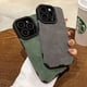 thumbnail image 4 of Funda de cuero de lujo para teléfono, carcasa de silicona suave a prueba de golpes para iPhone 15, 14 Plus, 13, 12 Mini, 11 Pro Max, X, XR, 7, 8 Plus, SE, 4 of 5