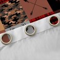 thumbnail image 4 of Homewish Rustic Cameflage Black Out Curtains, Hunting Wildlife Deer Curtains Pack of 2 (42x63 Each), Red Buffalo Patchwork Bedroom Curtains, Living Room Curtains Decor, 4 of 6