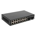 thumbnail image 4 of Ethernet Fiber Media Switch, Tx1310nm Rx1550nm Ethernet Fiber Media Converter 2 Optical Ports  for  US Plug, 4 of 7