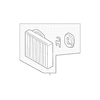Genuine OE Volkswagen Evaporator Core - 5Q1-816-100