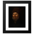 thumbnail image 2 of Johannes Jensen 15x18 Black Modern Framed Museum Art Print Titled - Portrait of an Old Sailor (1843), 2 of 5