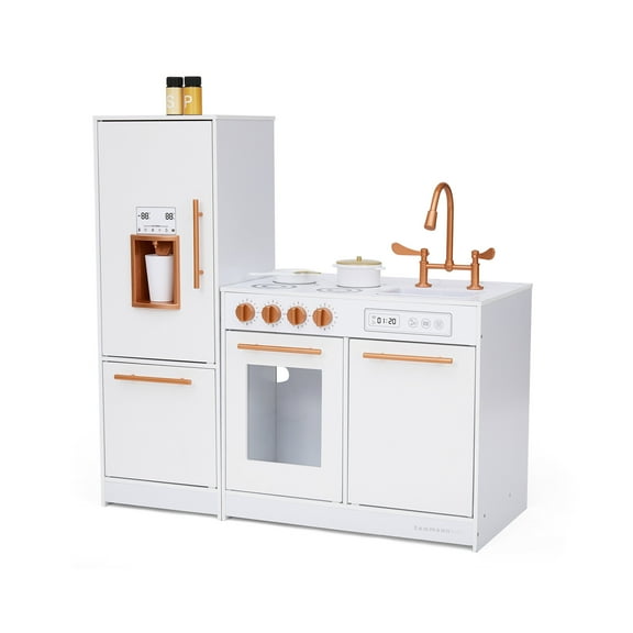 Teamson Kids Little Chef Milano Modern Delight Play Kitchen, White