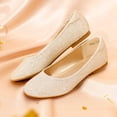 thumbnail image 2 of Zapatos de Vestir para Niñas DREAM PAIRS Balerinas Doradas Talla 6, 2 of 7
