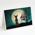 thumbnail image 1 of Halloween Scary Manchester Terrier Greeting Cards & Envelopes - Pack of 8, 1 of 1