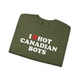 thumbnail image 3 of Canadian Wife Girlfriend Husband Boyfriend Sweatshirt Gifts Crew Neck Shirt, 3 of 3