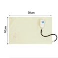 thumbnail image 1 of Almohadilla calefactora eléctrica de 10 niveles para mascotas, resistente al agua calefactora estera, calentamiento de invierno, cama para perros y gatos, 60x40cm, 30W, 1 of 4