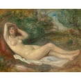 thumbnail image 2 of Pierre-Auguste Renoir 18x15 Black Ornate Wood Framed Double Matted Museum Art Print Titled - Nu Study (circa 1882), 2 of 5