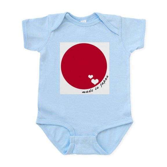 CafePress - Made In Japan With LOVE Body Suit - Baby Light Bodysuit, Size Newborn - 24 Months