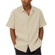 thumbnail image 1 of Hawaiian Shirt For Men, Men's Vintage Button Down Bowling Shirts Short Sleeve Summer Beach Shirt L, 1 of 4