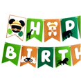 thumbnail image 4 of Disney-Globo de fiesta de cumpleaños de Mickey Mouse, pancarta de cumpleaños de jungla de Mickey, Bandera de Animal, tirar de la flor, decoración de recuerdo para niños, 4 of 4