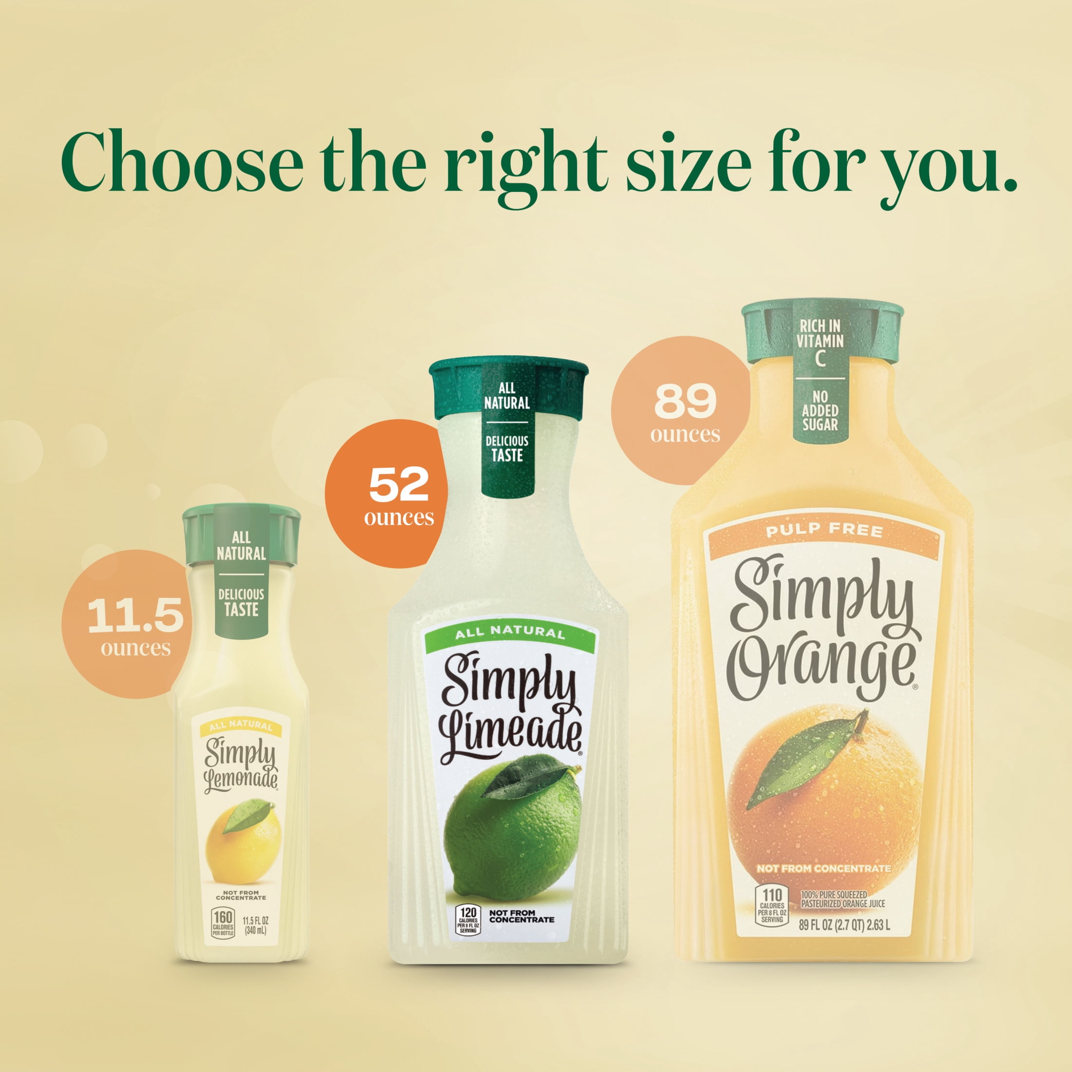 Simply Limeade Bottle, 52 fl oz