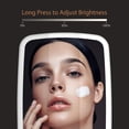 thumbnail image 2 of Makeup Mirror Touch Screen Vanity Mirror With Led Brightness Adjustable Portable Usb Rechargeable, 2 of 4