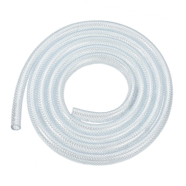 Tubo de PVC de 5/16 pulgadas x 6.6 pies, manguera flexible trenzada de alta resistencia