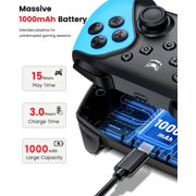 Switch 2 Controller,Beboncool 2 Pack Wireless Switch Pro Controller for Switch/Switch 2/Lite/Oled /PC/Android