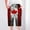 Red#8, variant on LEBONYARD Shorts for Women Plus Size,Women's Shorts with Unique Designs,Women Shorts Casual Pants Straight Leg Drawstring Elastic Waist Loose Comfy Pants with Pockets White S