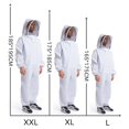 thumbnail image 2 of Full Body Beekeeping Clothes Professional Beekeepers Clothes Protection Beekeeping Suit Safty Veil Unisex Children Protective, 2 of 7