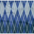 thumbnail image 4 of oneOone Cotton Poplin Twill Blue Fabric Argyle Check Quilting Supplies Print Sewing Fabric By The Yard 56 Inch Wide, 4 of 4