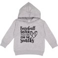 thumbnail image 2 of Inktastic Baseball Sister Here for the Snacks Toddler Hoodie, 2 of 4