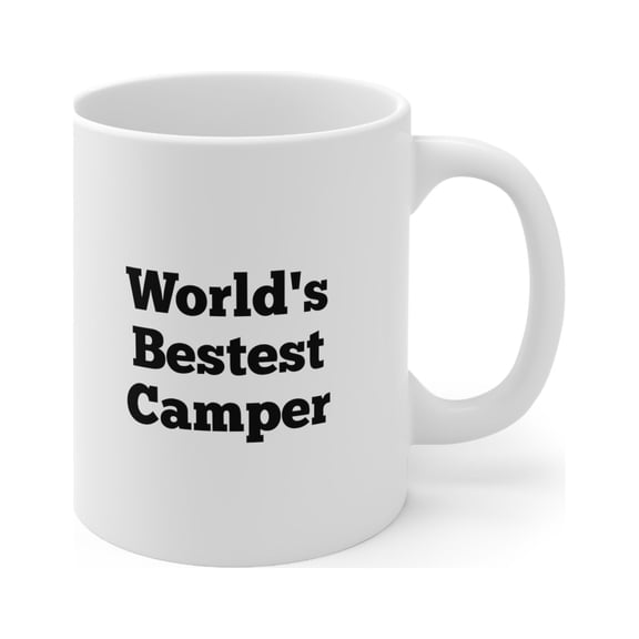 World's Bestest Camper, Greatest Camper Coffee Mug, Camper Gift, Outdoors