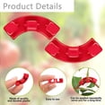thumbnail image 2 of DEELLEEO 90 Degree Plant Bender, Tomato Plant Bending Clips for Low Stress Training and Plant Training, Red, 2 of 6