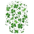 thumbnail image 4 of POTETI St Patricks Day Shirts Womens Plus Shamrock 3/4 Sleeve Crew Neck Shirt Tops, 4 of 5