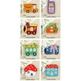 thumbnail image 5 of Geemin 8 Pcs Cartoon Truck Embroidered Patches Lovely Toy Car Iron on Patches Clothing Patches Sewing Patches for Clothes Bag, 5 of 8