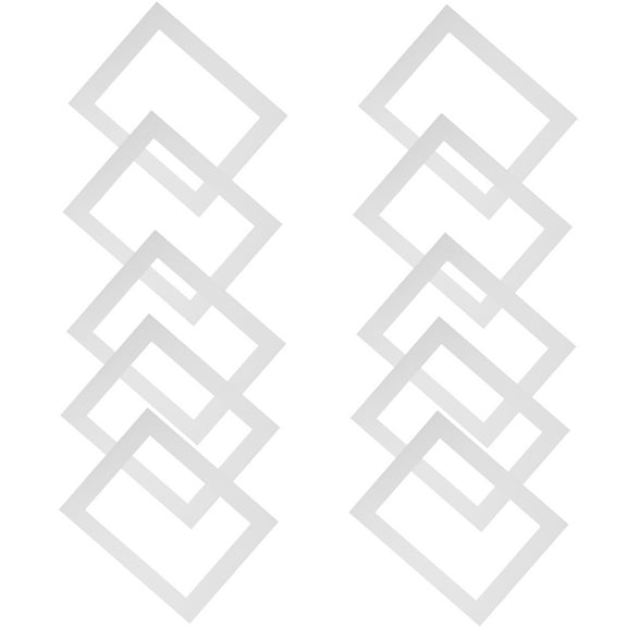 MERRYHAPY White Paper Picture Frames for Home Decor, Easy Craft, Versatile Wall and Table Display