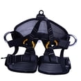 thumbnail image 1 of Climbing Sit Harness Arborist Rappelling Tree Caving Belt Black, 1 of 8