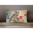thumbnail image 4 of Long-Eared Owl Throw Pillow 12 in x 16 in, 4 of 4