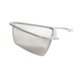 thumbnail image 4 of Cesta de drenaje en forma de cisne, cesta coladora triangular para fregadero, filtro de acero inoxidable, escurridor de alimentos, rejilla de cocina, Gris, 4 of 9