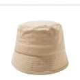 thumbnail image 2 of LinYooLi Bucket Hat for Women Spring Summer Suede Irregular Flat Top Bucket Cap Solid Color Fisherman Hats Outdoor Travel, 2 of 8