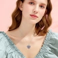 thumbnail image 3 of CACA LADY Heart Locket Necklace That Holds Pictures Sterling Silver Butterfly Locket Personalized Custom Photo Pendant Necklace Jewelry Birthday Gifts for Women Girlfriend, Base, base,, 3 of 6