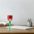 thumbnail image 4 of OULII Verre à Vin de la Saint-Valentin Verres à Eau Rouges pour Adultes Design Élégant pour Fêtes Lot de 1, 4 of 8
