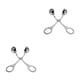 thumbnail image 3 of Scienceny Stainless Steel Meatball Maker Restaurant Meat Prop Tools Form Manual Forming Clamp Clip Mould Cookware Making Fish Riceball S (16.5 * 6.8 cm) 2piezas, 3 of 6