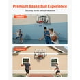 thumbnail image 2 of VEVOR Wall Mount Basketball Hoop, 54-inch PC Backboard Mounted Basketball Hoop Outdoor with Hand-Crank Adjustment, 0.11 inch Thickened Backboard,Classic Basketballs Hoops Design, Indoor & Outdoor Use, 2 of 9