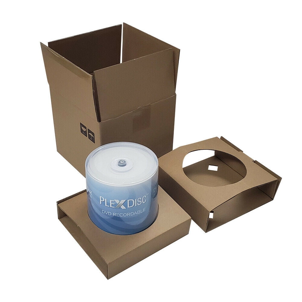 PlexDisc DVD-R 4.7GB 16X White Inkjet Printable Recordable Disc - 100 Pack Spindle 632-215-BX