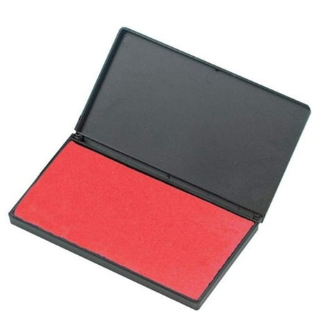 Charles Leonard Foam Ink Pad 2-3/4" x 4-1/4" Nontoxic Reinkable Red 92230