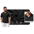 thumbnail image 5 of RICHCOIN Polo Shirts for Men Short Sleeve Classic Collared Casual Knit Golf T Shirt Summer Tops, 5 of 7
