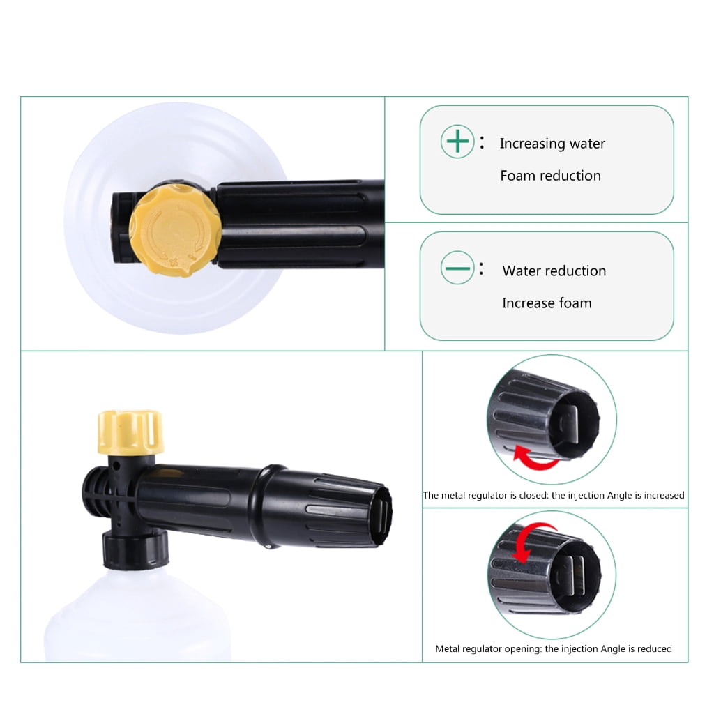 BQBQERT Foam Cannons Bottle Snow Foam Washer for Type-K K2-K7 Soap Generators Pressure Washer Car Foamer Wash