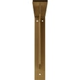 thumbnail image 3 of Ekena Millwork 2"W x 12"D x 12"H Stockport Steel Bracket, Hammered Gold, 3 of 12