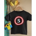thumbnail image 4 of Captain 5th Birthday - Gift for Five Years Old Toddler Youth Kids T-Shirt Medium Black, 4 of 5
