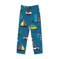 thumbnail image 4 of Fotbe Men'S Transportations With Buildingsclassic Pajama Pants With Elastic Waist And Drawstring Pockets，Pajama Pants Mens Lounge Pants Super Soft, 4 of 9
