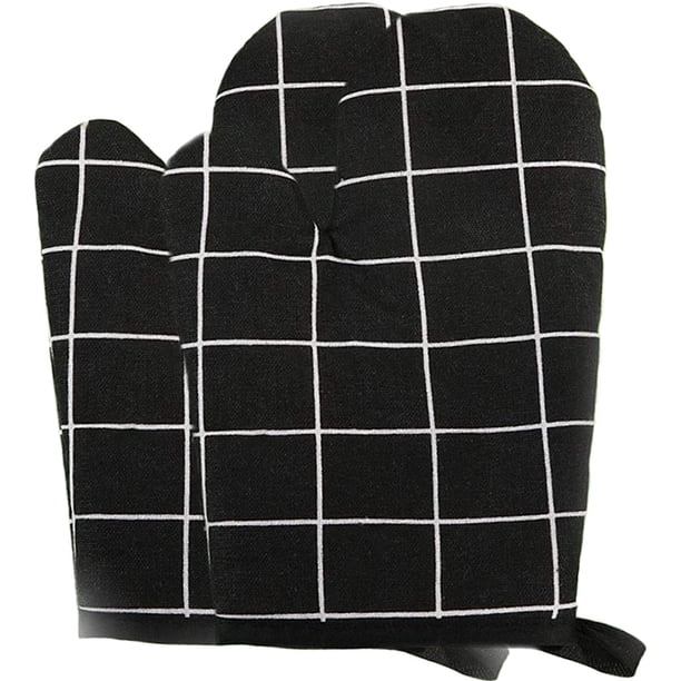 Guante de horno profesional Guante de cocina negro Guantes de horno Guantes de horno Guantes de horno Guantes de horno aislados Guantes de horno resistentes al calor Guantes de horno de