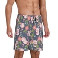 thumbnail image 2 of Fuzoiu Pigs 1 Print Pajama Shorts for Men, Men's Pajama Bottoms,Mens Lounge Sleepwear,Pajama Pants with Pocket-X-Large, 2 of 6