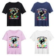 thumbnail image 3 of Dujiujun Women Mother Day T-shirt Eye-catching Fade-resistant Polyester Funny Pullover Top for Summer, 3 of 8