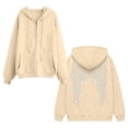thumbnail image 5 of JUjie Oversized Sweatshirt Women Long Sleeve Pullover Oversized Sweatshirts for Fall & Winter Top 2026 Basic Hoodie Outfits Khaki XL, 5 of 6